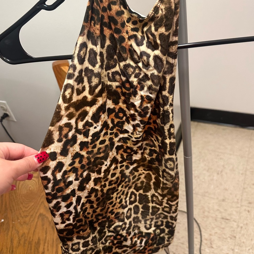 Jaded London Leopard Print Halter Top